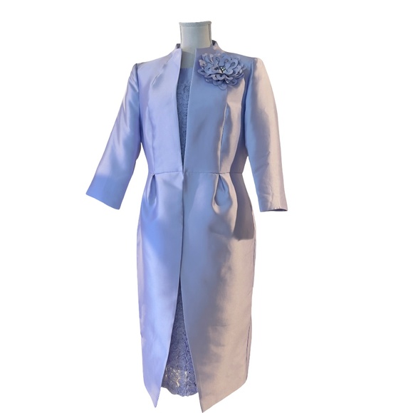 #A299 TALLY TAYLOR TIMELESS GLAMOUR LAVENDER MOTHER OF THE BRIDE 2PC SET NWOT 12 - Picture 6 of 9